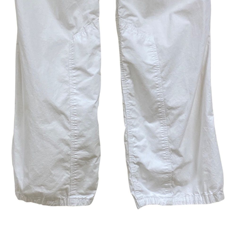 TALL GIRLS ALERT!! BCBG White Y2K Low-Rise Cargo Parachute Pants Sz 8 TALL - Picture 7 of 10